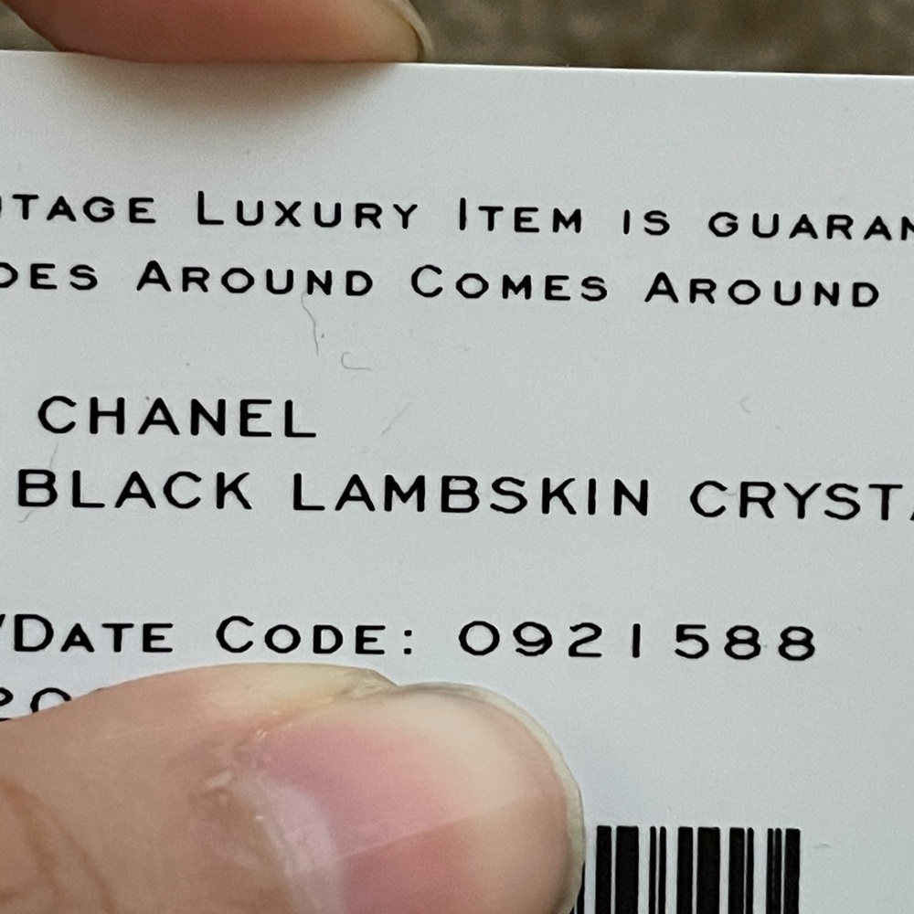 Chanel Vintage Lambskin Crystal Flap - Picture 10 of 12